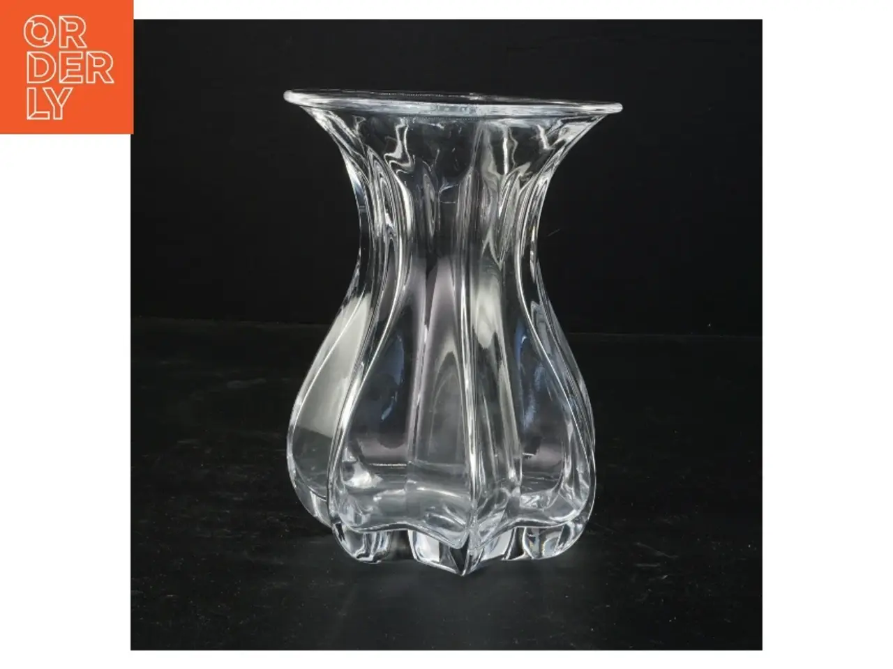 Billede 1 - Glasvase (str. 14 x 17 cm)
