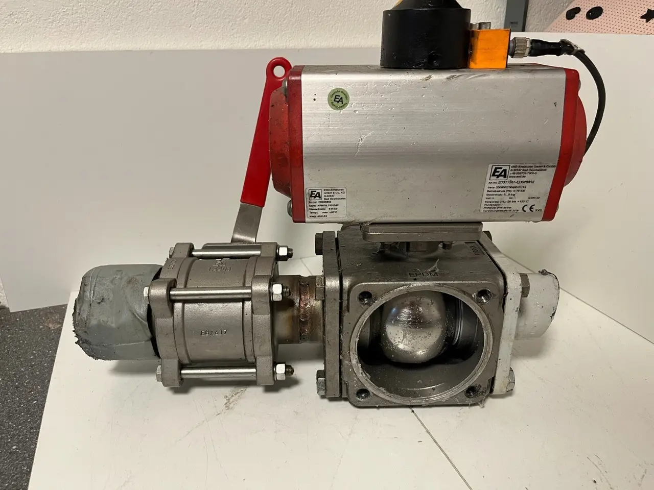 Billede 11 - END-Armaturen ZD311567 DN50 Ball ventil Pneumatic