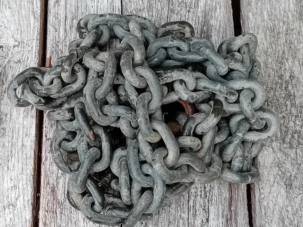 Billede 1 - Jernkæde. Kraftig