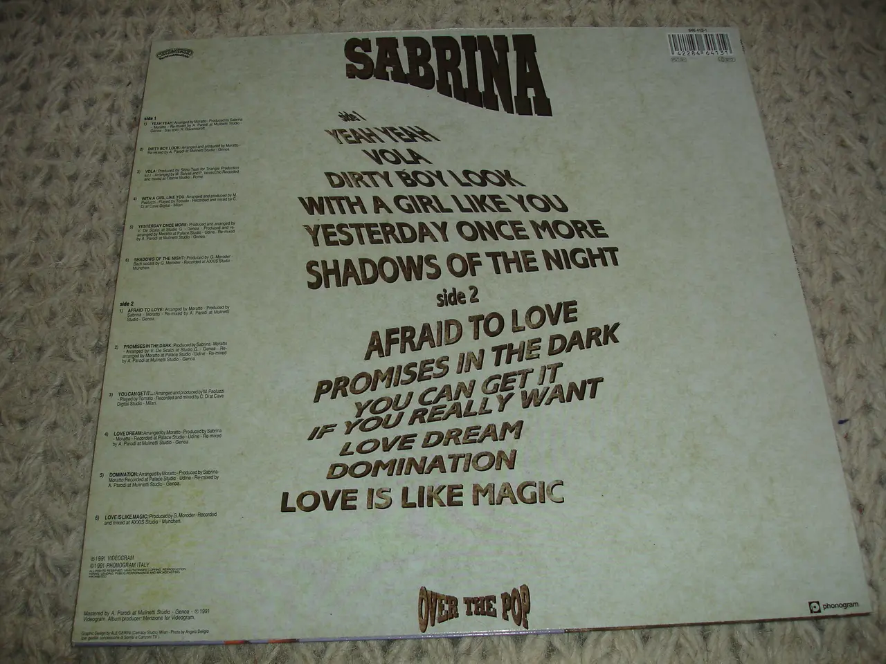 Billede 3 - (Sender gerne) Sabrina – Over The Pop