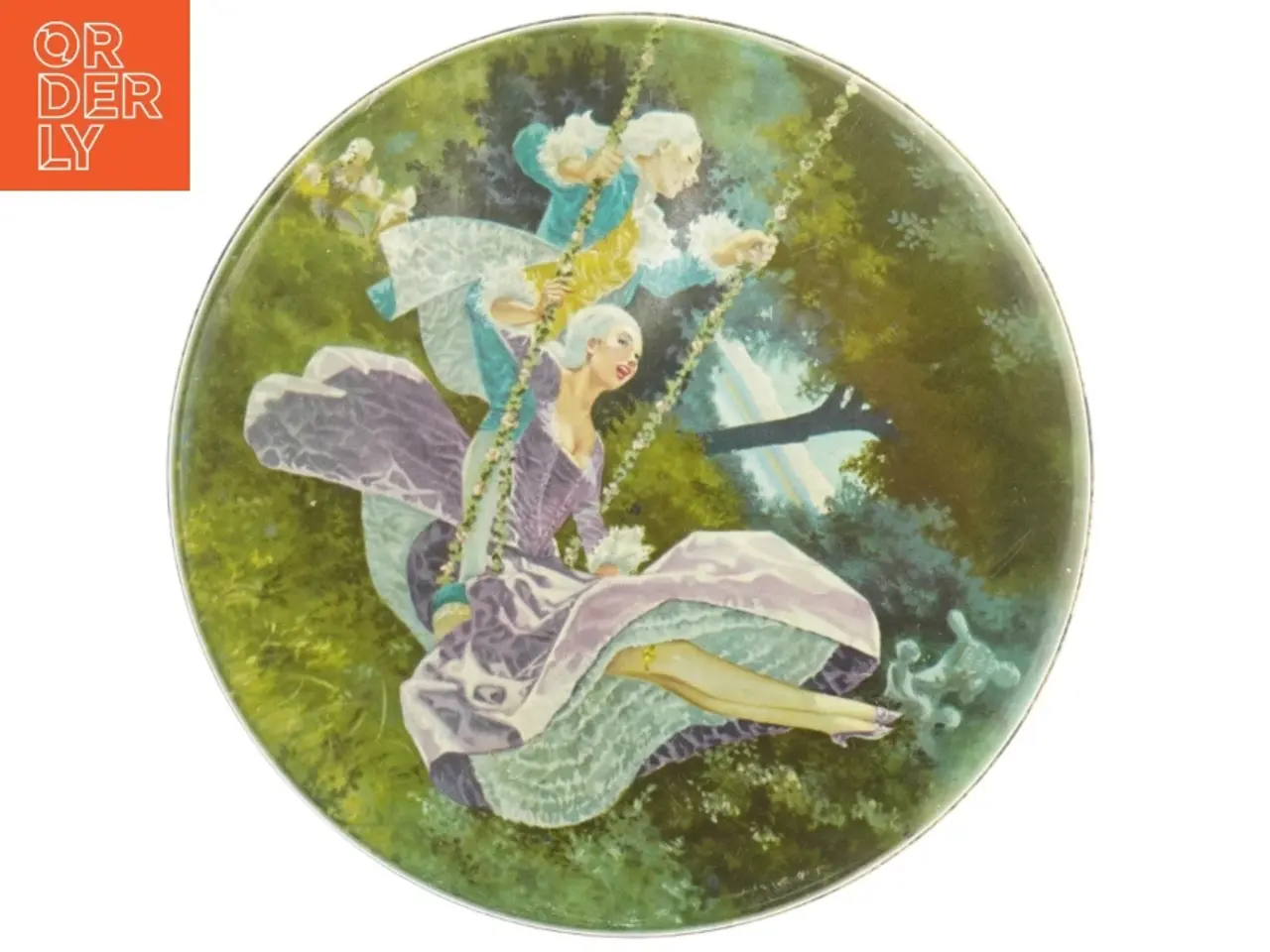 Billede 1 - Dekorativ vintage dåse fra Ira (str. Diameter, 23 cm 10 cm)