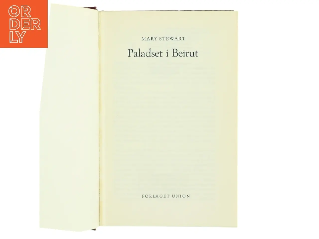 Billede 2 - Antik bog med flot indbinding. Paladset i Beirut af Mary Stewart (Bog)
