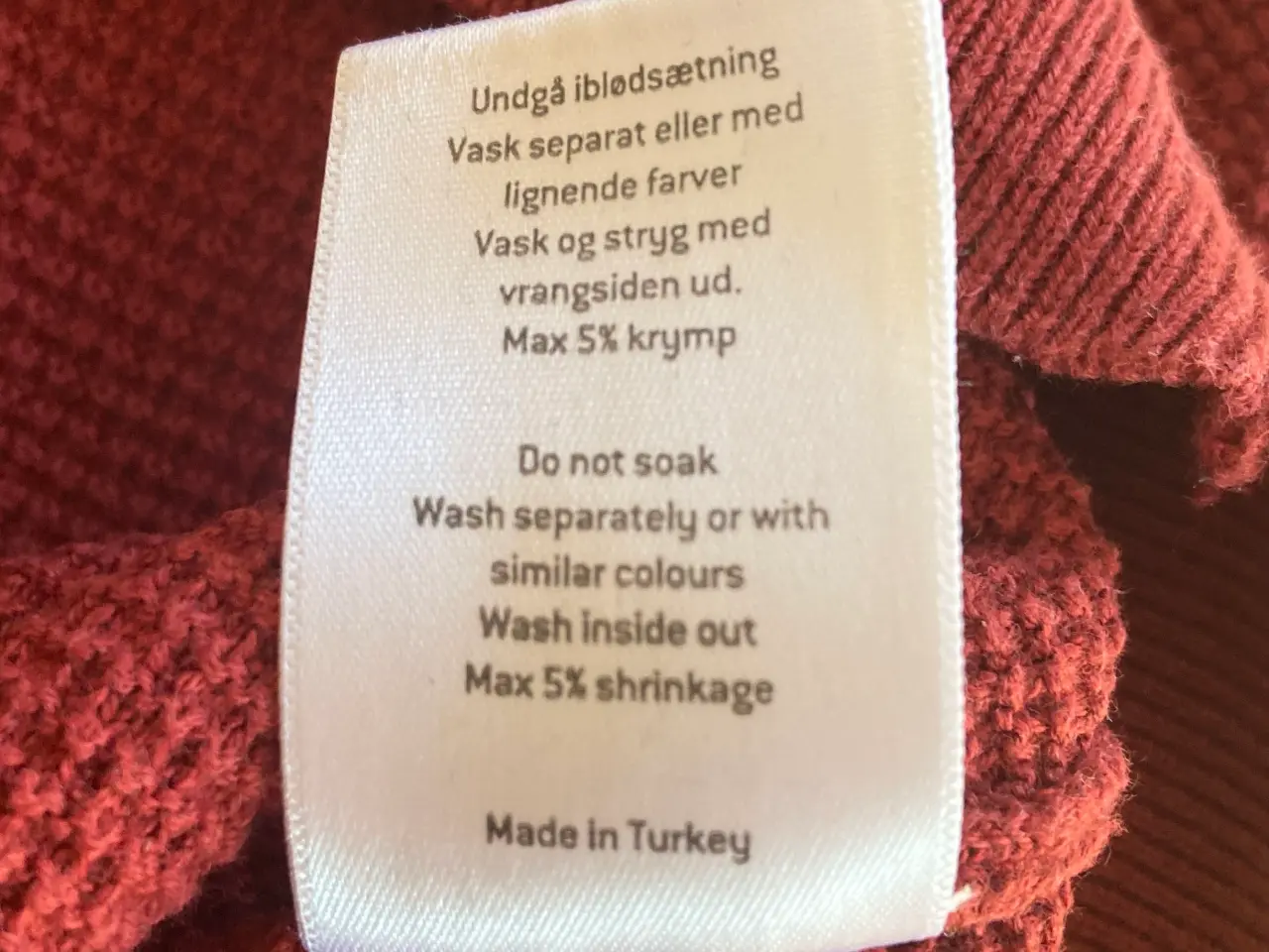 Billede 6 - Rød herresweater str XL fra Red|Green