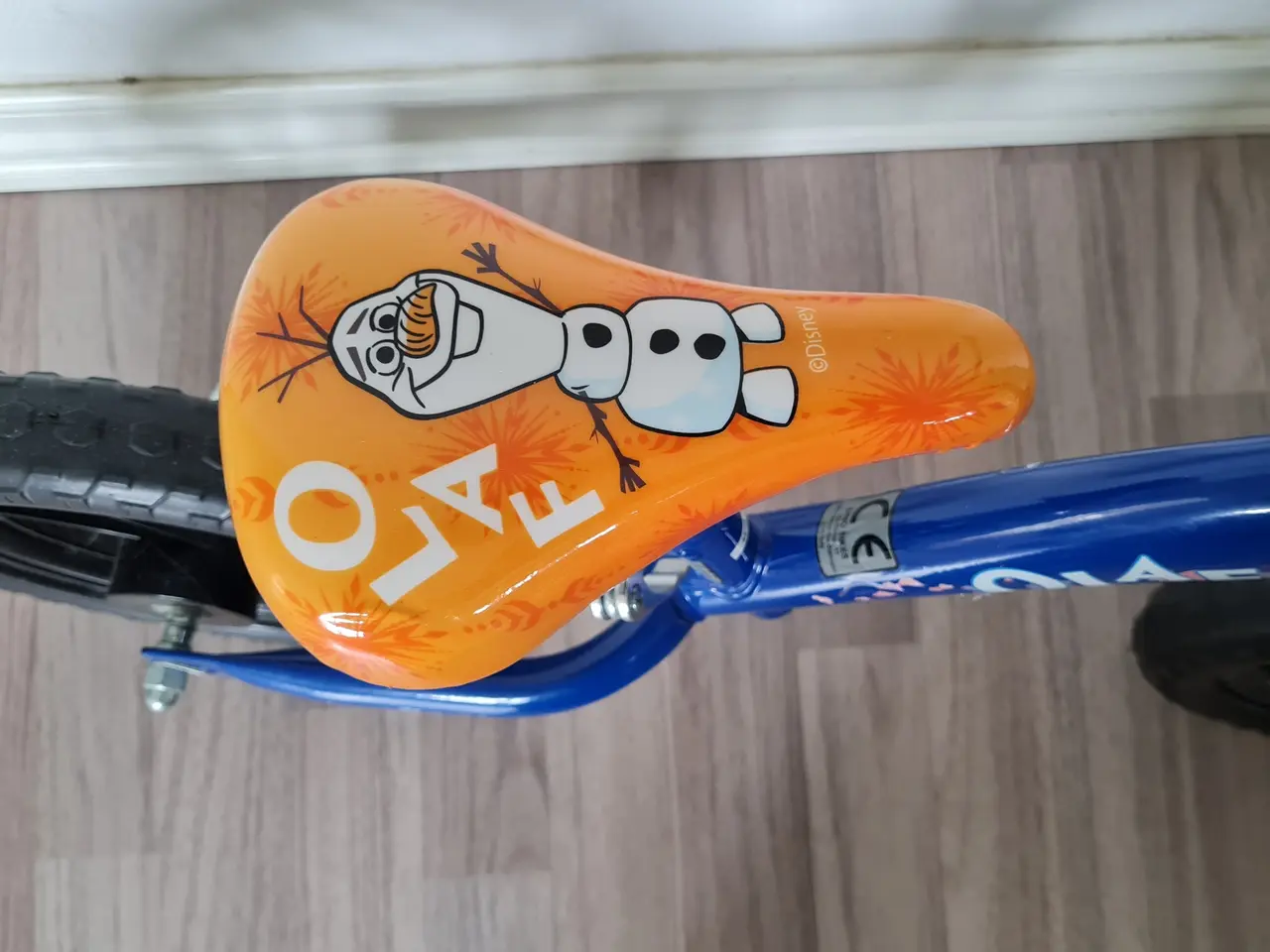 Billede 2 - Løbecykel med Olaf fra Frozen
