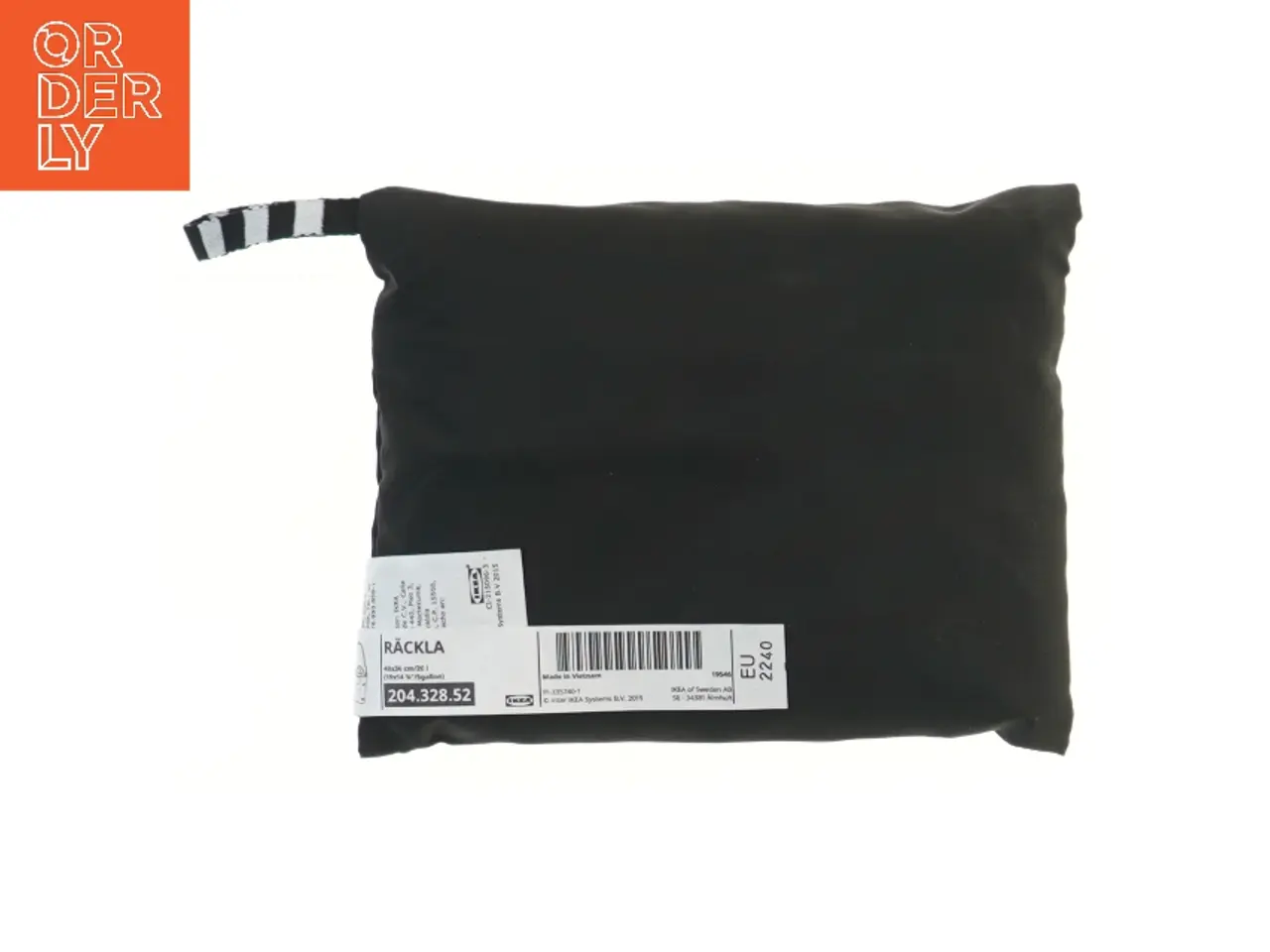 Billede 1 - Sort pude IKEA RACKLA fra IKEA (str. 48x36 cm)