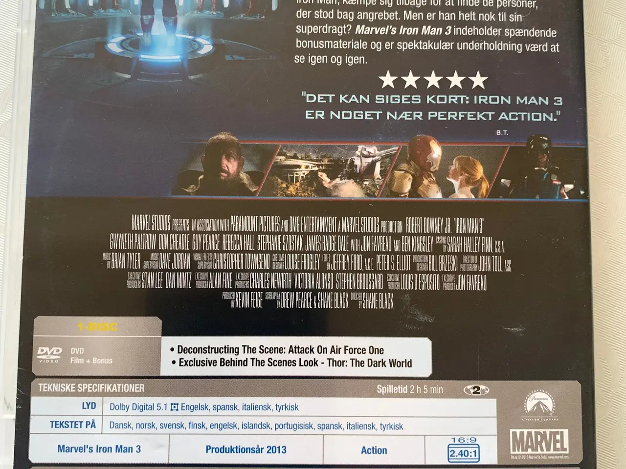 Billede 2 - Iron Man 3 - Marvel - DVD film