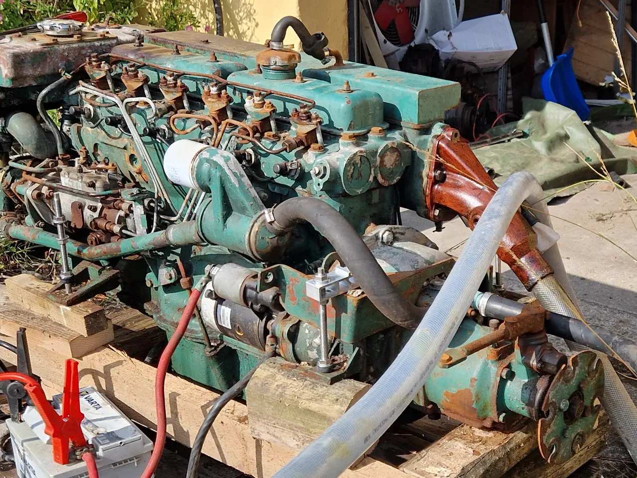 Billede 2 - Volvo Penta MD32A 106HK med revers. Motoren kører