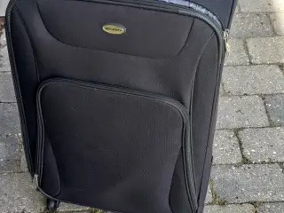 Security stor kuffert stof sort unisex 67,5x42,5x2