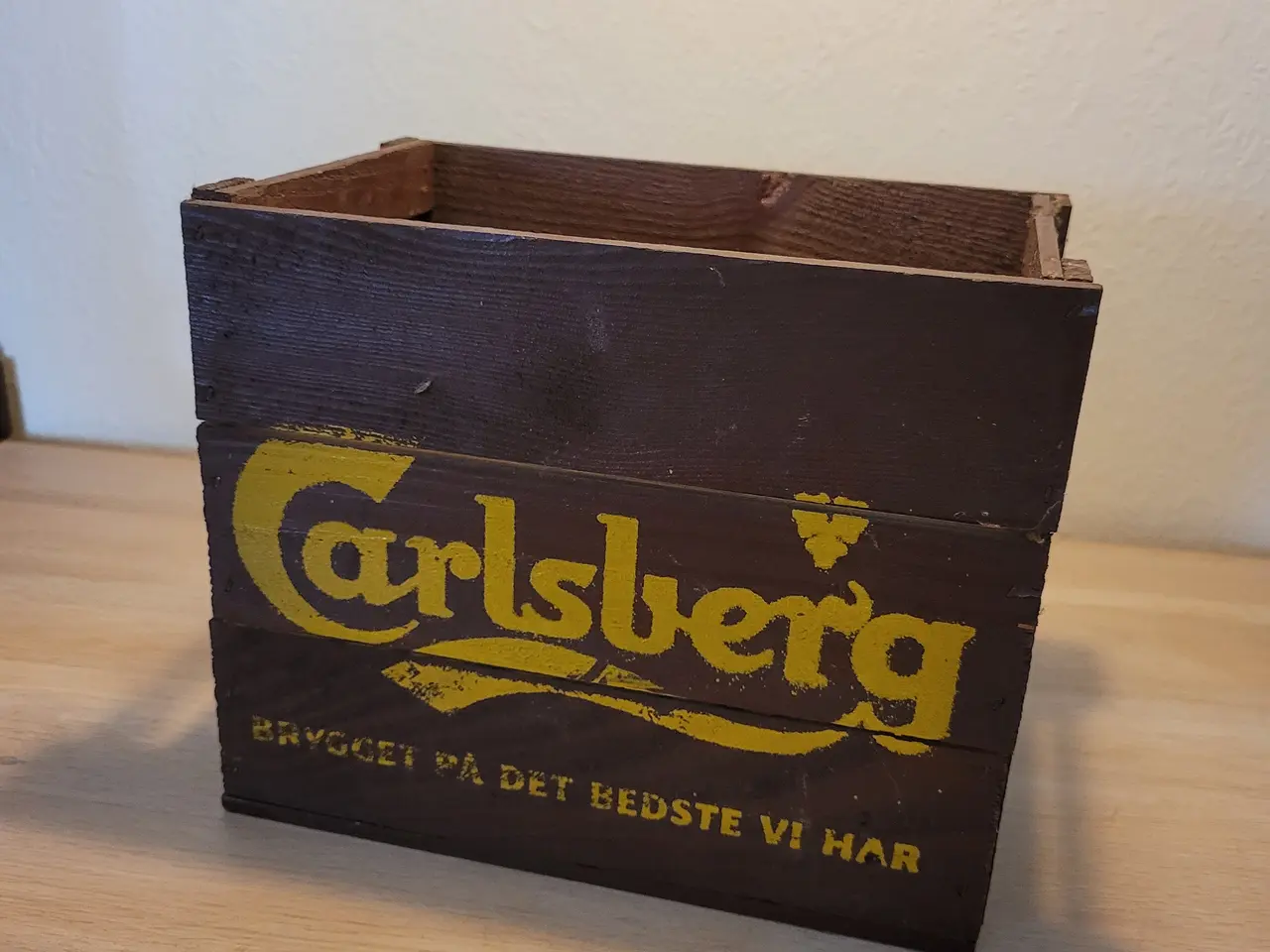 Billede 1 - Carlsberg mini træ ølkasse