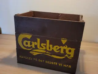 Carlsberg mini træ ølkasse