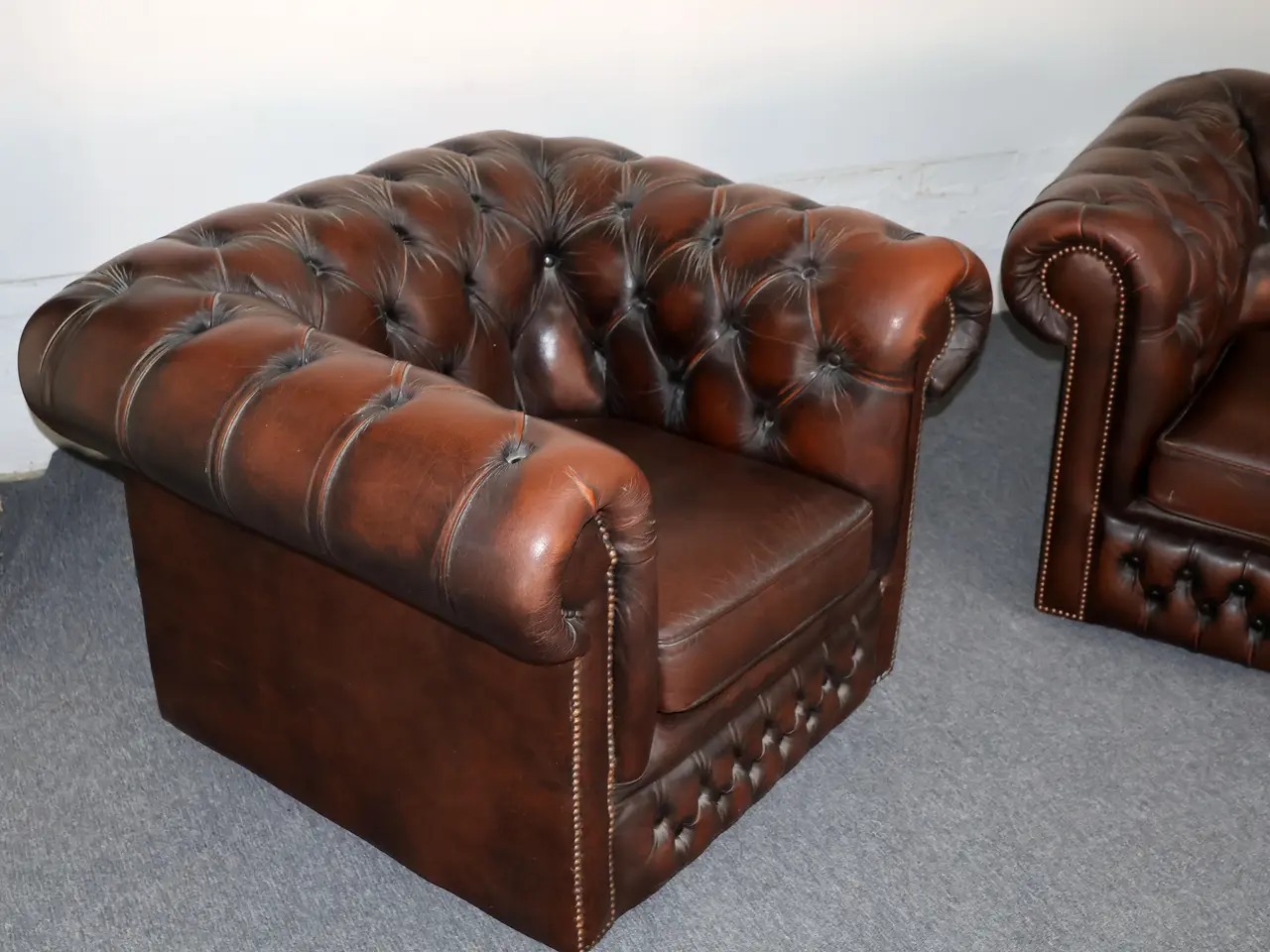 Billede 4 - Chesterfield 3 pers sofa og 2 stk stole