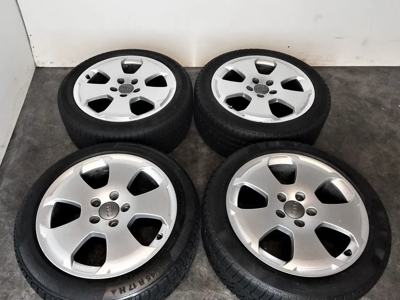 Billede 4 - 5x112 17" ET56, Audi Original vintersæt