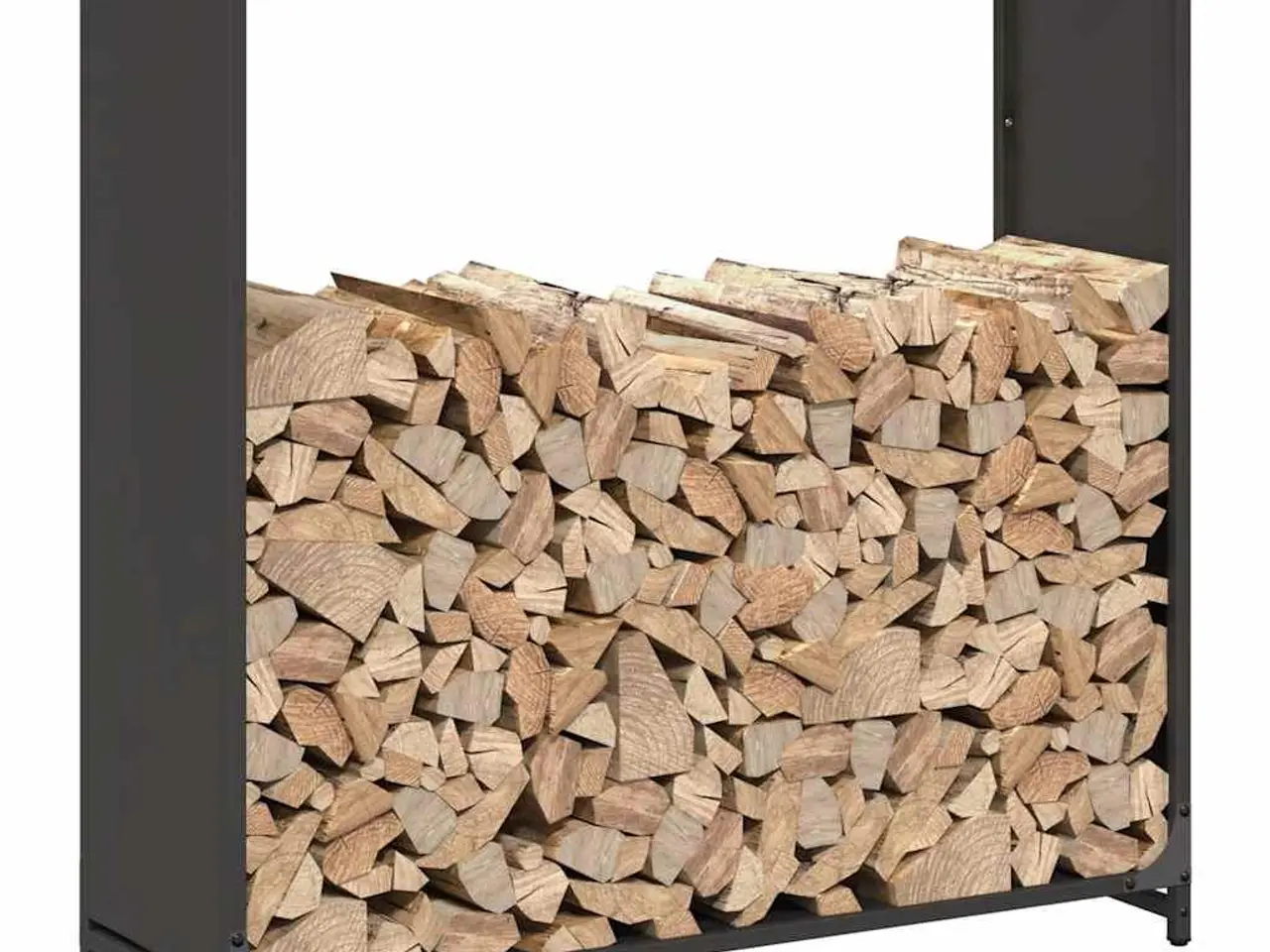 Billede 4 - Brændestativ i koldvalset stål - 90 × 28 × 90 cm, sort