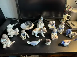 Samling af B&G samt Kgl. Porcelæn fingurer