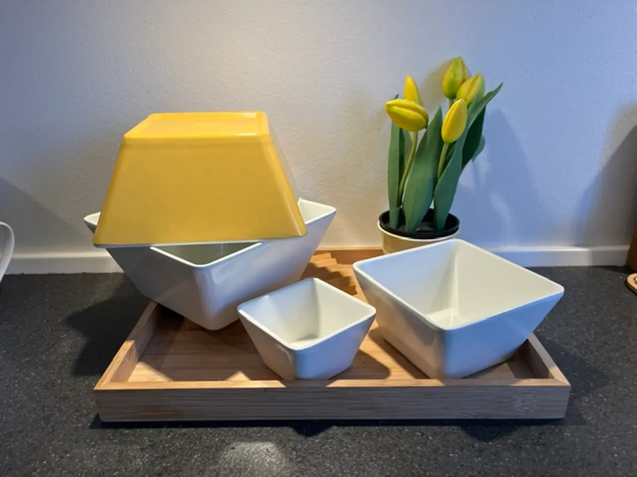 Billede 1 - Brønnum melaminskåle 4 robuste i cateringskvalitet