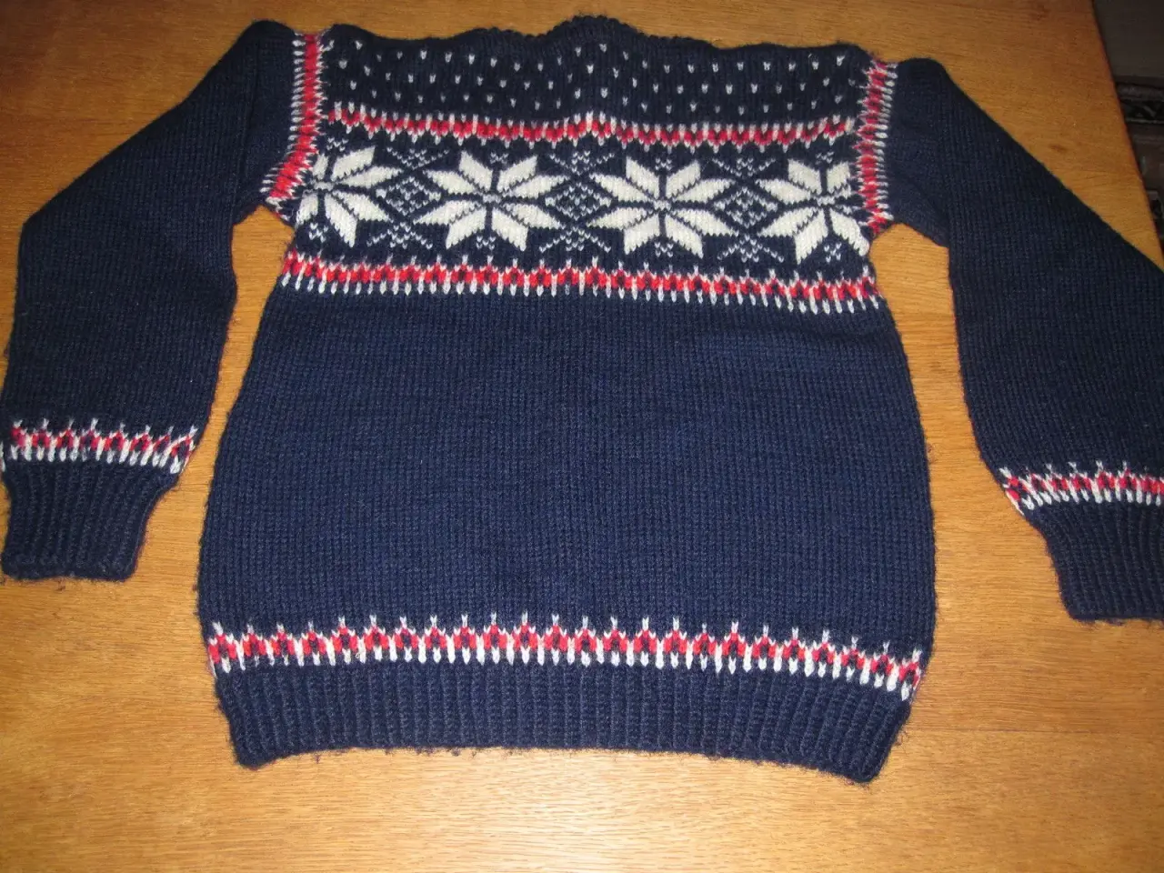 Billede 1 - Håndstrikket norsk sweater