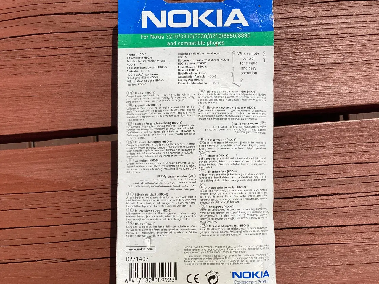 Billede 2 - Nokia headsæt- ubrugt