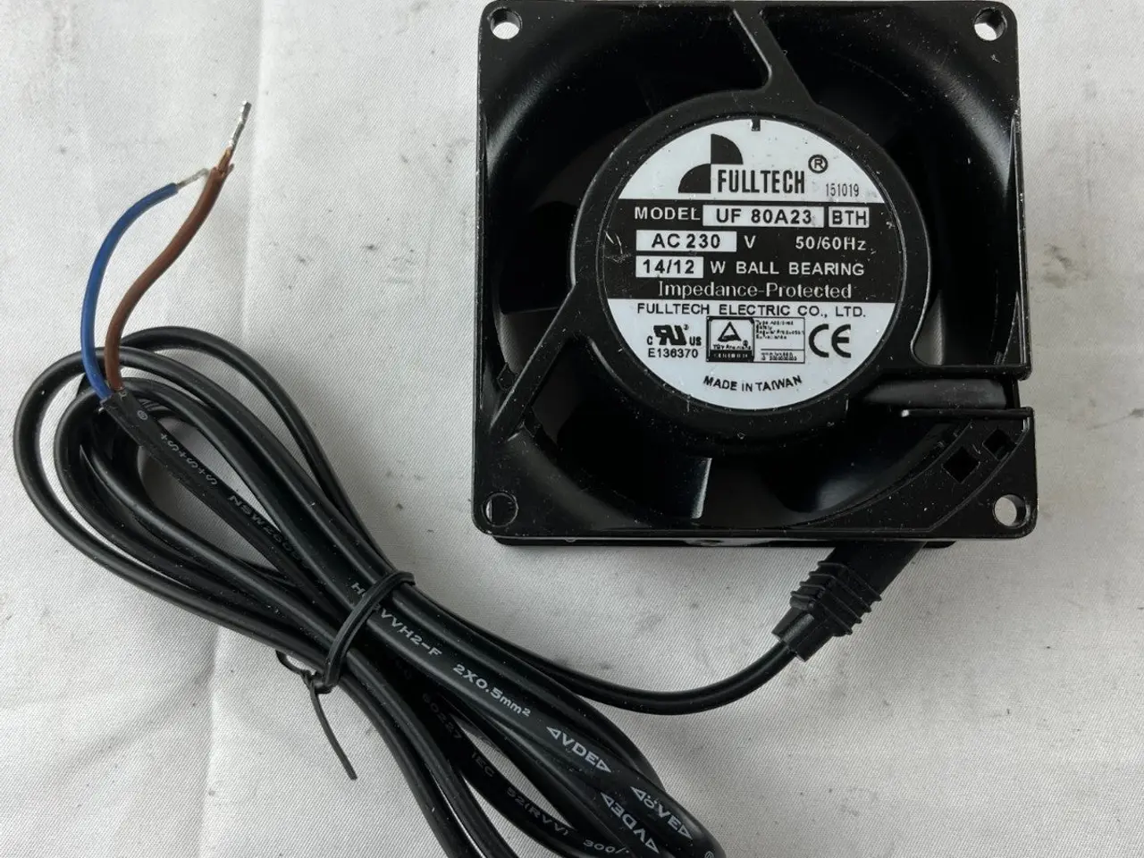 Billede 3 - Fulltech UF 80A23 BTH 230VAC Axial Cooling 80mm
