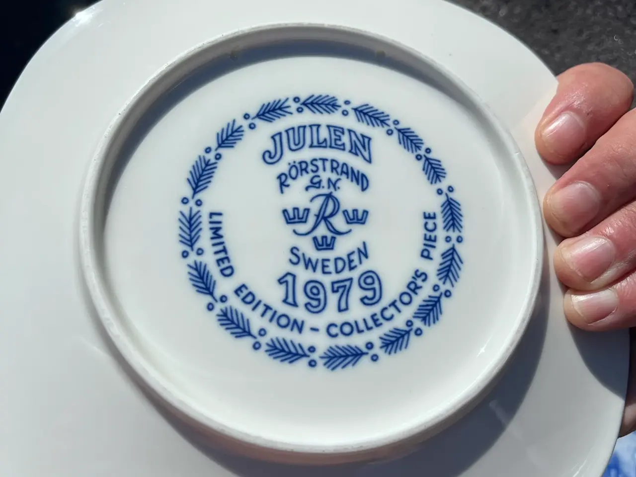 Billede 3 - Rörstrand Sweden – juleplatte