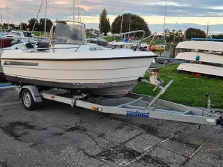 Fin styrepult båd ryds 485 DL med trailer