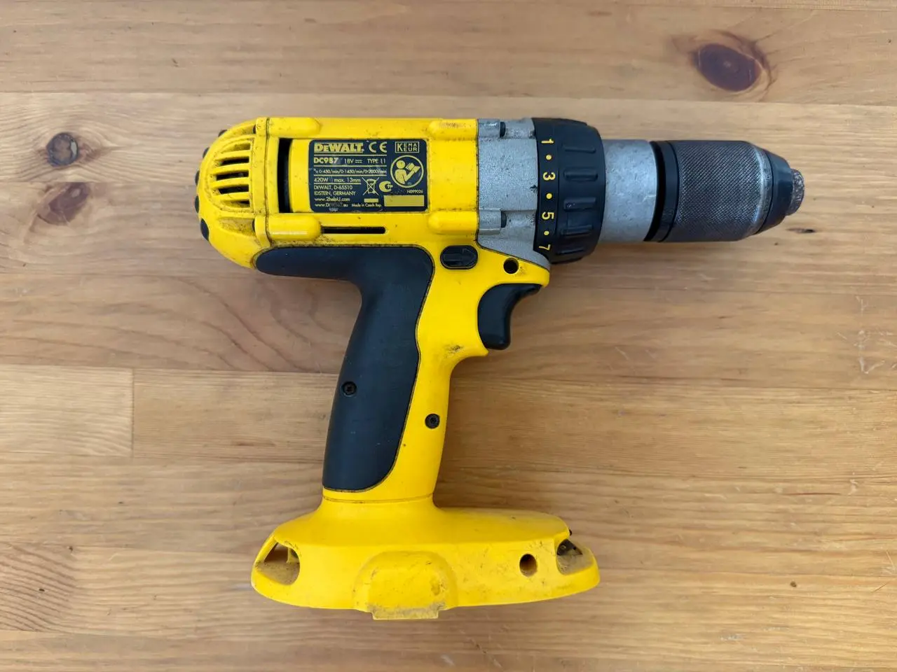 Billede 2 - DeWalt DC987 18V XRP Bore-/Skruemaskine