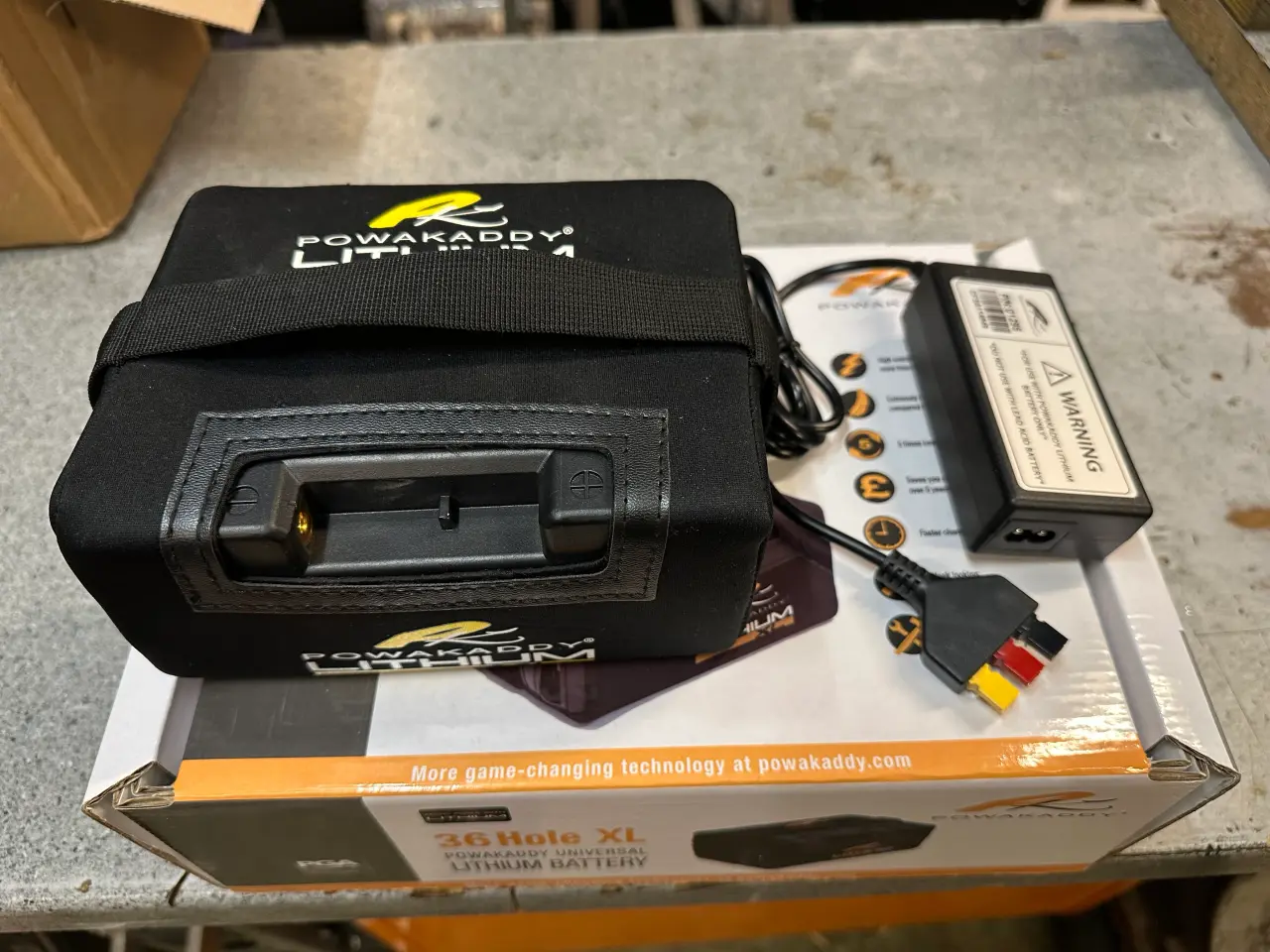 Billede 2 - POWAKADDY XL Lithium Golf batteri NYT!