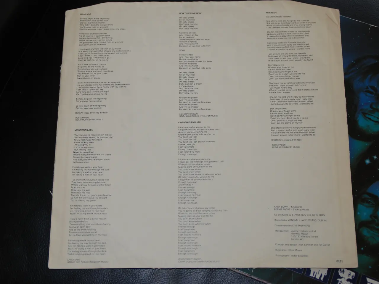 Billede 4 - LP - Status Quo