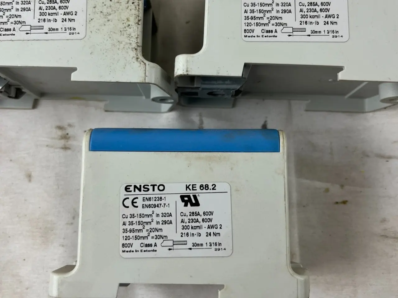Billede 5 - Ensto KE 68.2 Distribution Terminal Blocks 320A 3x