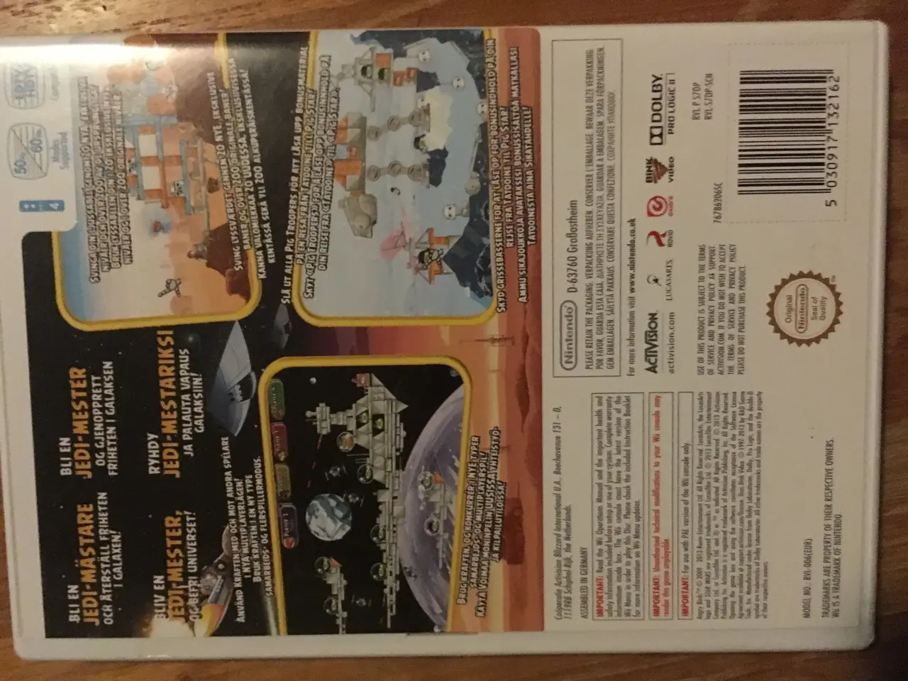 Billede 2 - angry birds star wars til wii u. manual