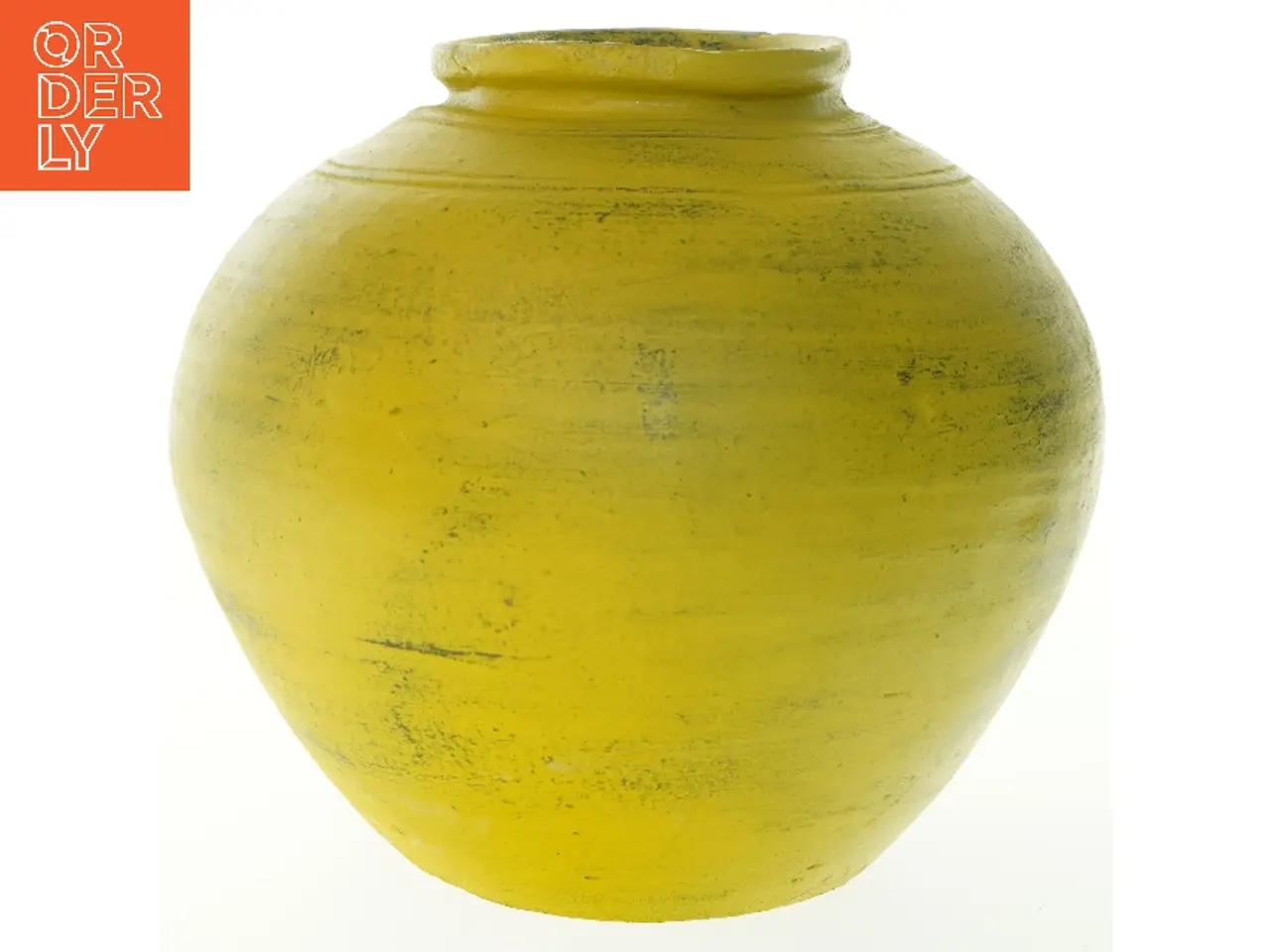 Billede 1 - Gul vase, 23x29 cm (str. 23x29 cm)