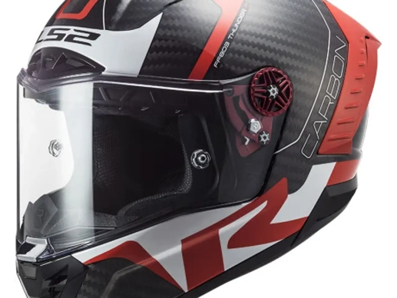 Billede 9 - LS2 THUNDER C RACING1 RED WHITE -  før 4.199