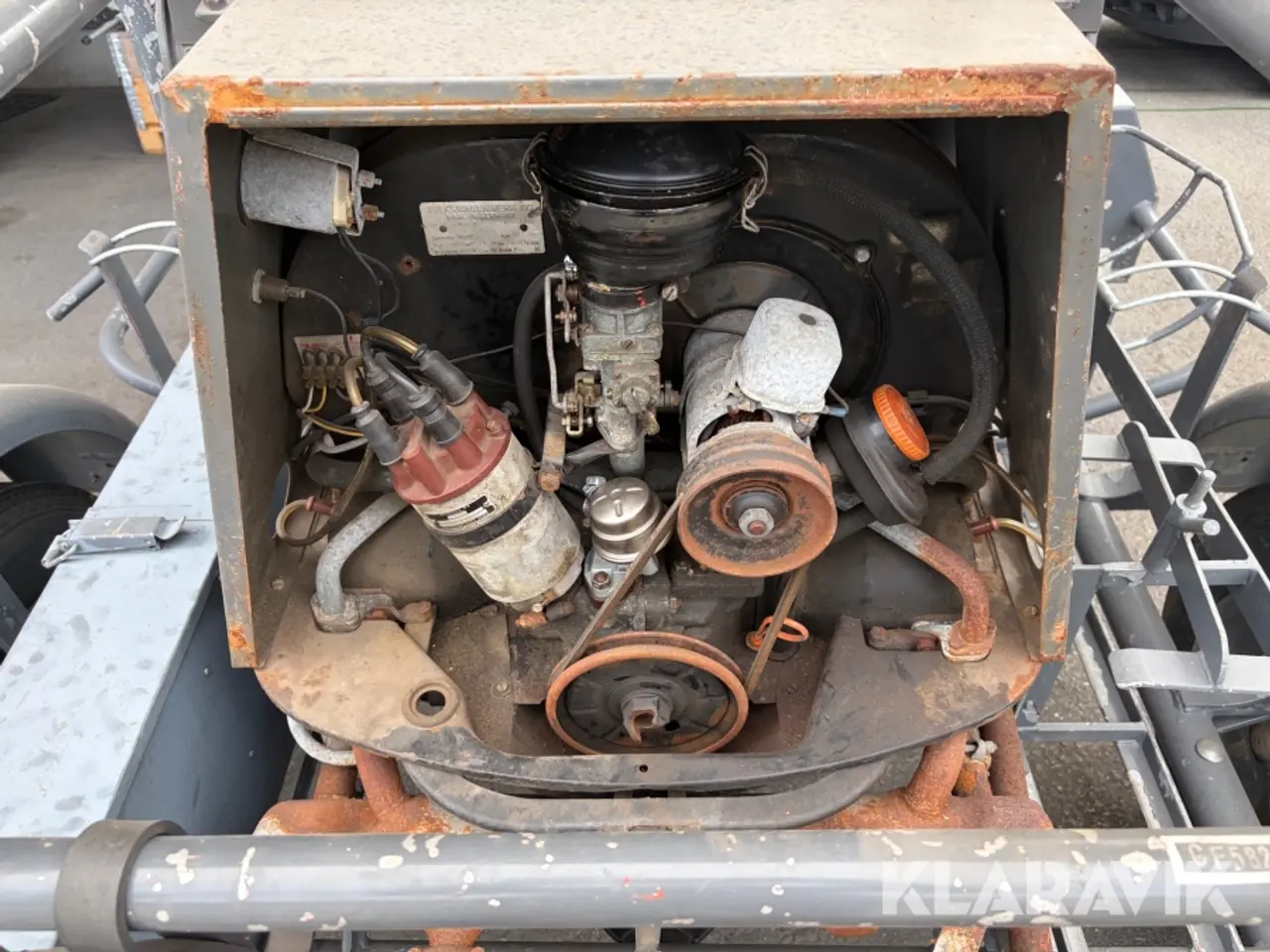 Billede 10 - Vandforsyningsenhed / brandpumpe på trailer DVI 12/3 1200 bobbel motor
