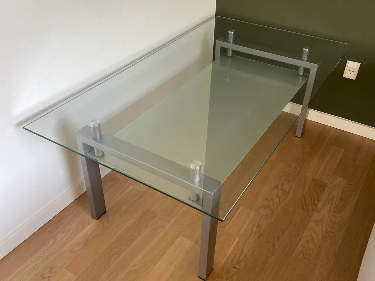 Billede 1 - Stort glas Sofabord