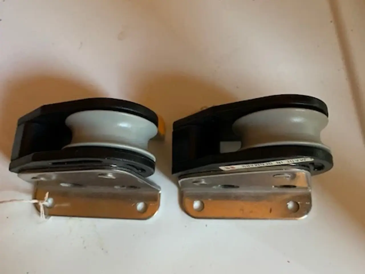 Billede 1 - 2 stk Easy compact dæksblok, 10 mm, opretstående. 