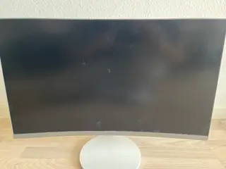 Samsung 27” curved gaming monitor hvid