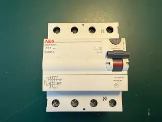PFI-relæ, 63A, 300 mA