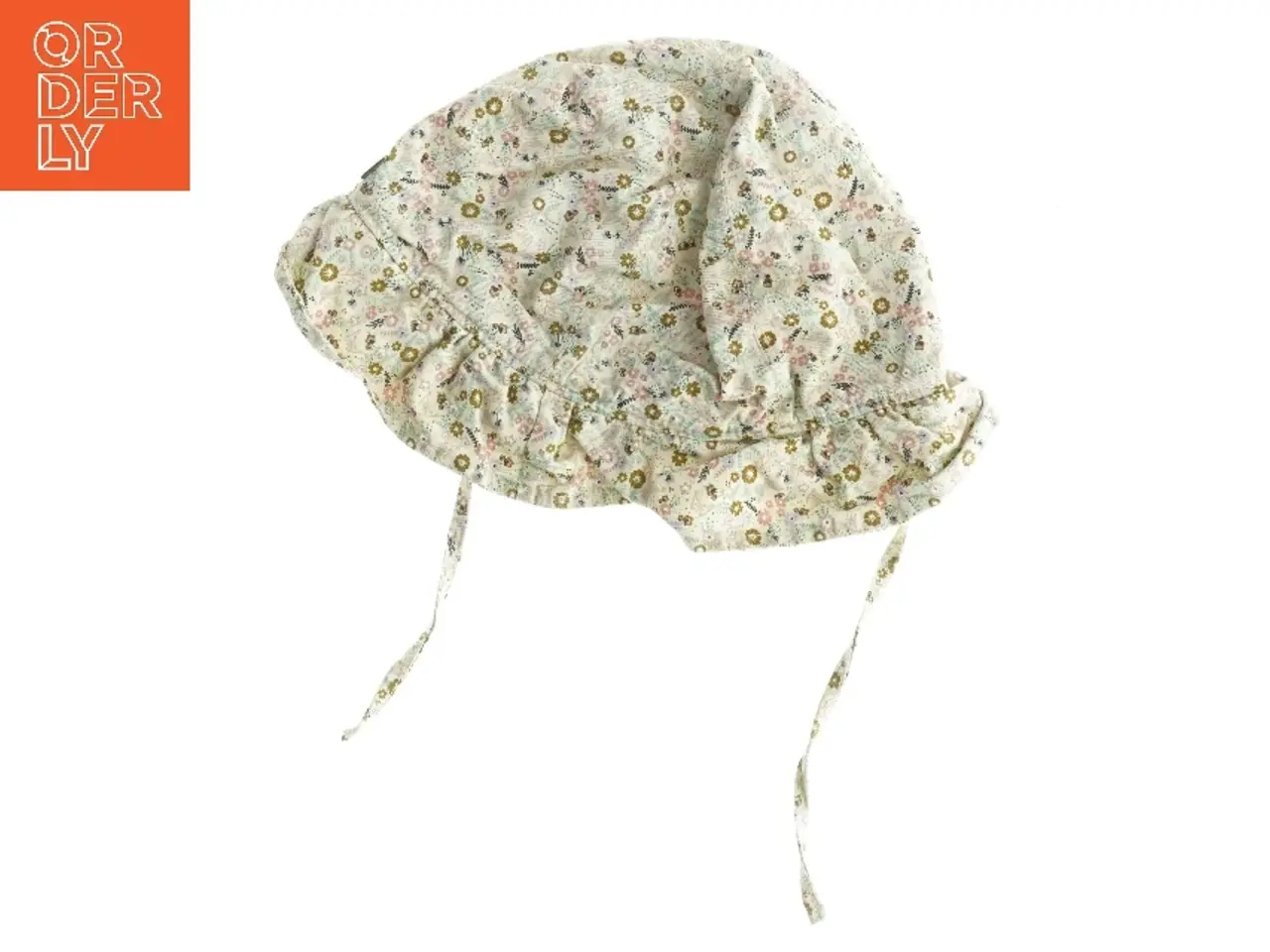 Billede 1 - Baby kyse/solhat med blomsterprint