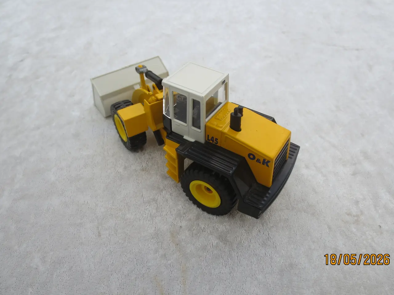 Billede 11 - 2 stk Modeltraktor Entreprenør maskiner O&K