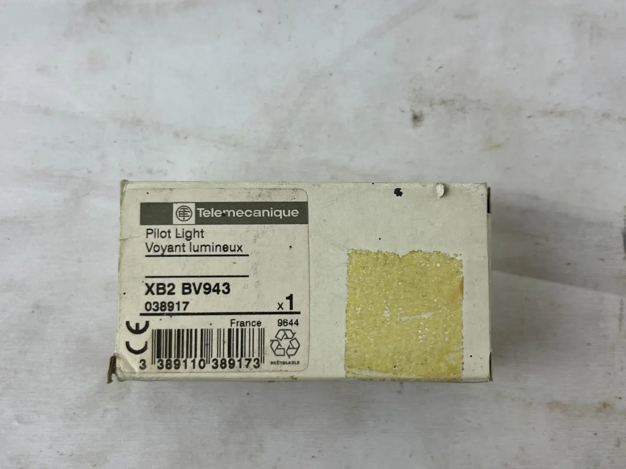 Billede 2 - Telemecanique XB2 BV943 Green Pilot Light 220-240V