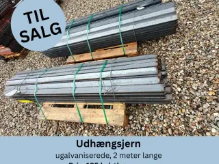 Udhængsjern 2m.