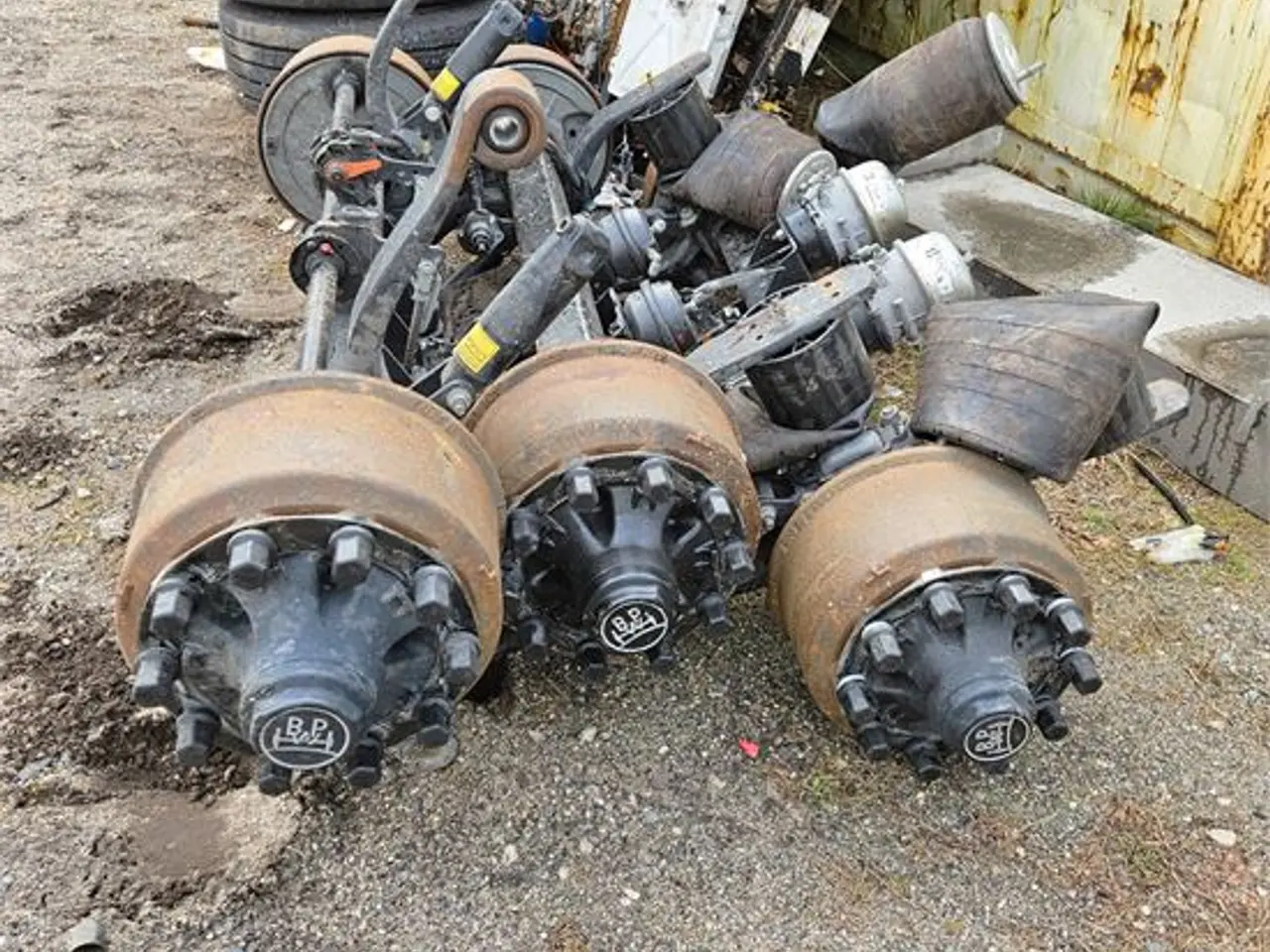 Billede 2 - BPW HSF 9010 ECO P - 3 styk axler /  axles 3 units