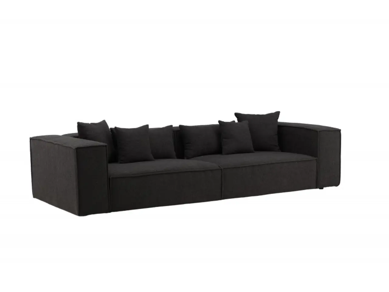 Billede 3 - Gillholmen 3 personers Sofa  - Sort stof