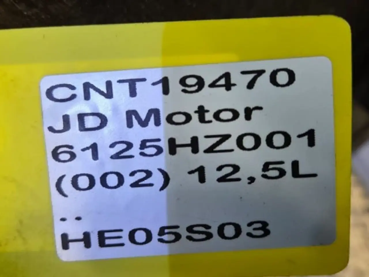 Billede 12 - John Deere 6125HZ001 Dæksel R504671