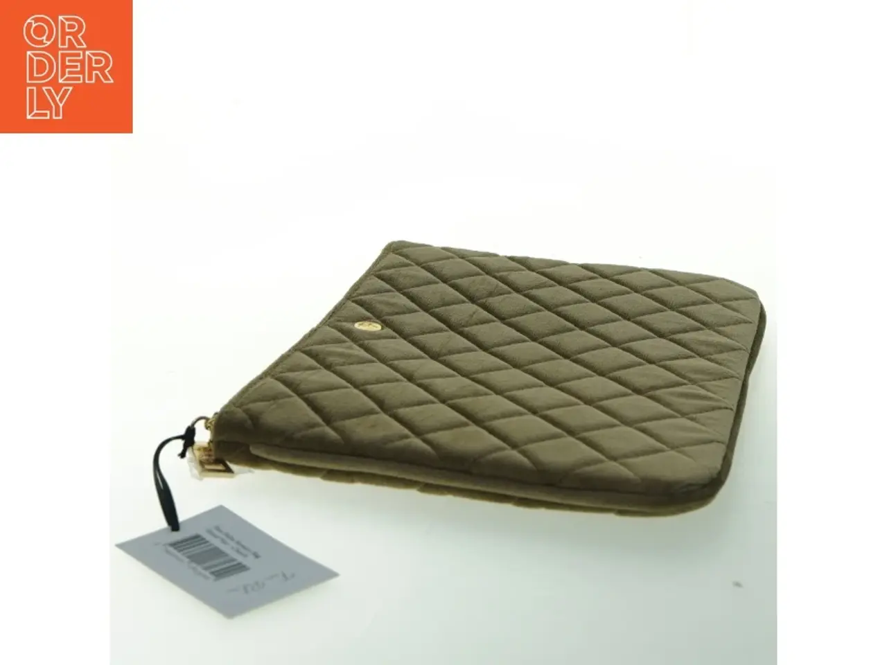 Billede 3 - Beige quiltet pung fra Fan Palm (str. 28x20 cm)