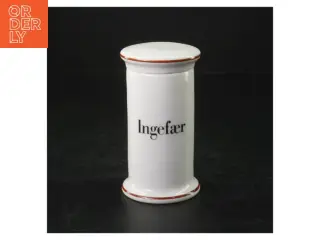 Krydderikrukke med låg fra B&G (str. Ø 6,5x11,5 cm)