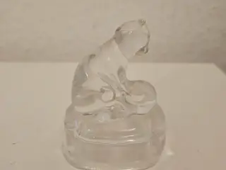 Kattefigur glas