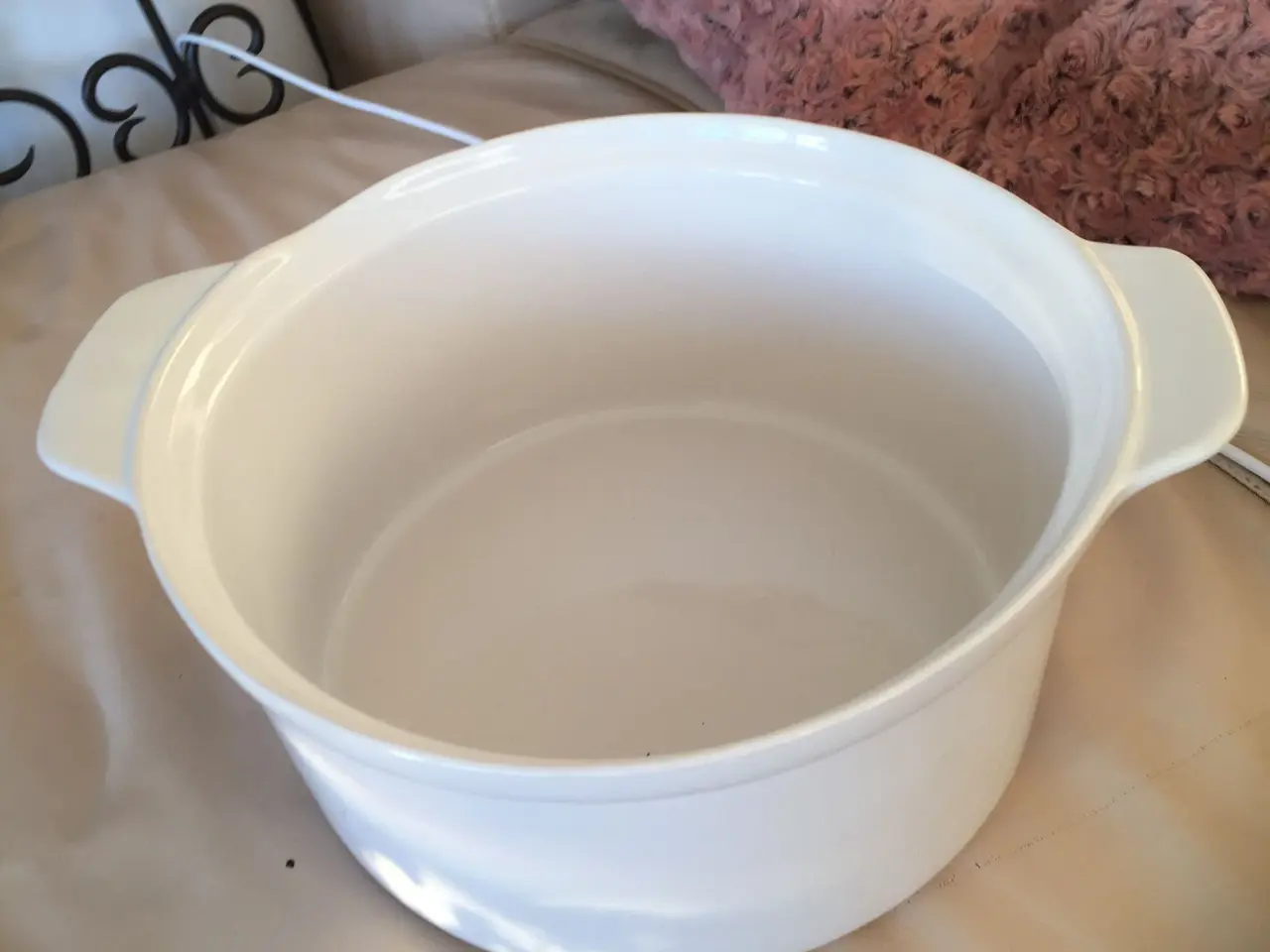 Billede 1 - Stor Hvid Porcelæns Skål ??