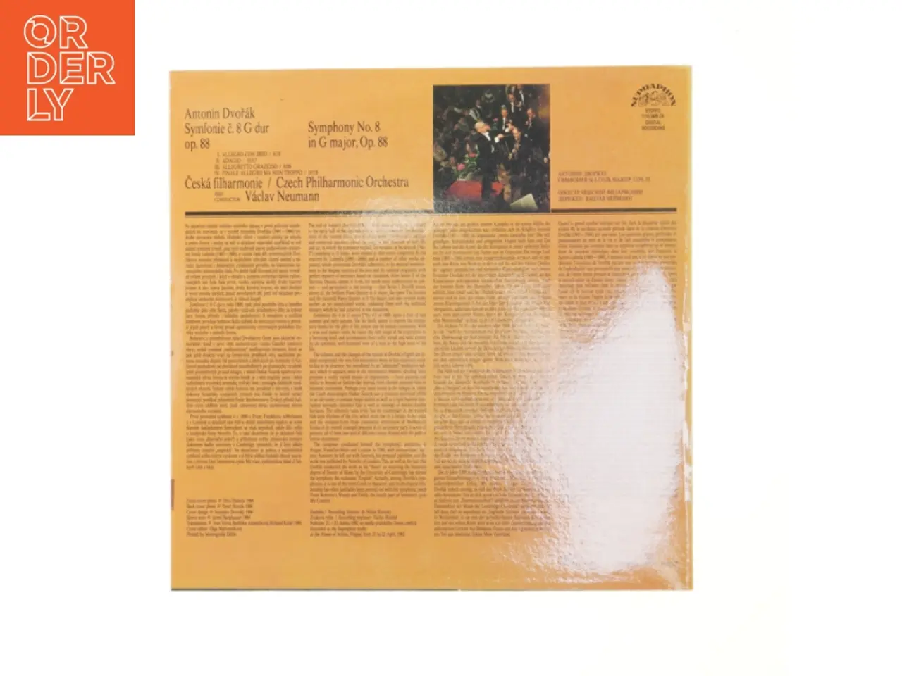Billede 3 - Dvořák Symfoni No. 8 LP fra Supraphon