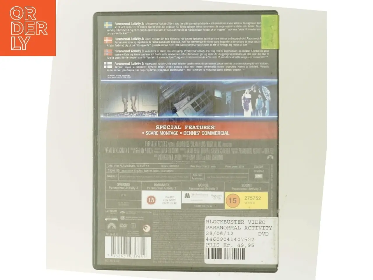Billede 3 - Paranormal Activity 3 (DVD)