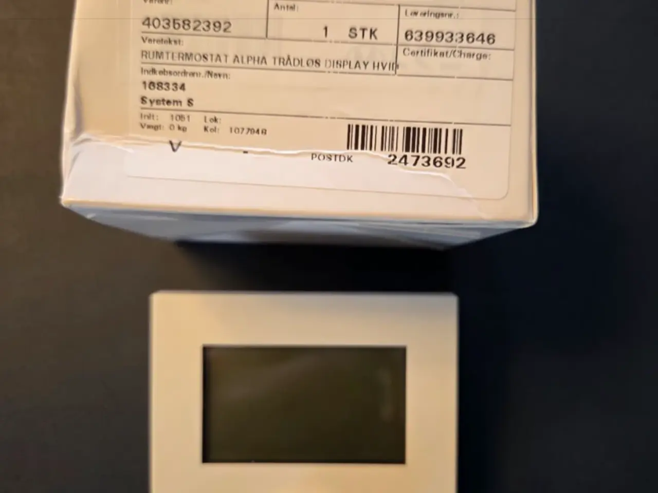 Billede 1 - Pettinaroli Trådløs Digital Rumtermostat Alpha